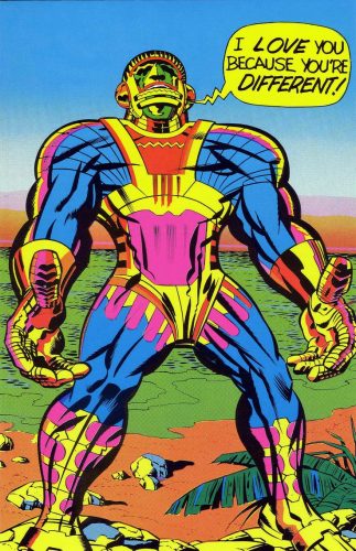 jack kirby I love you because youre different