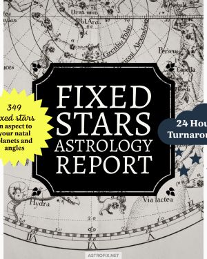 Fixed Stars Astrology Report
