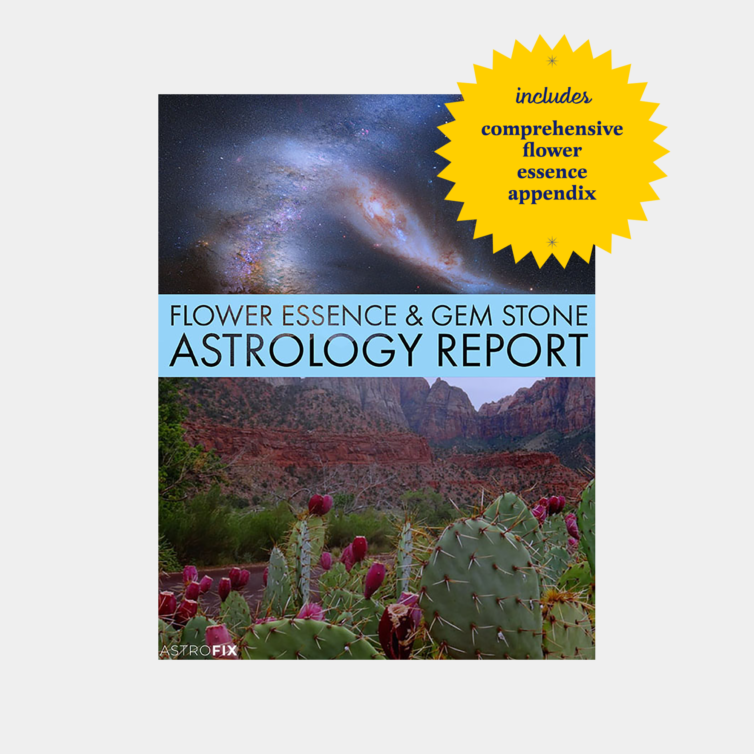 Flower Essence & Gem Stone Astrology Report