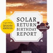 Solar Return Birthday Report Bundle