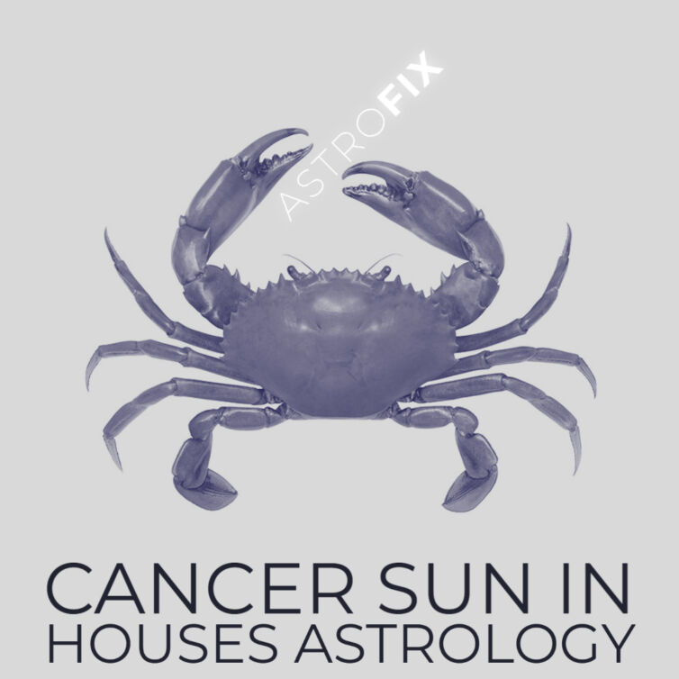 Cancer Sun in Houses Astrology AstroFix_image