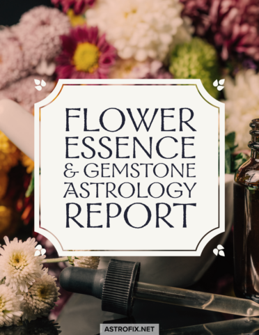 Flower Essence and Gem Stone Astrology Report-cover