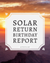 Solar Return Birthday Astrology Report