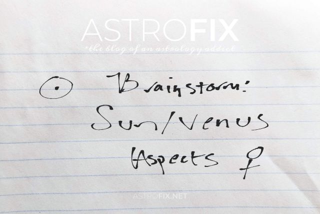 brainstorm sun venus aspects_astrofix.net