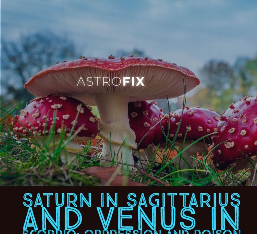Saturn in Sagittarius and Venus in Scorpio_ Oppression and Poison AstroFix Astrology