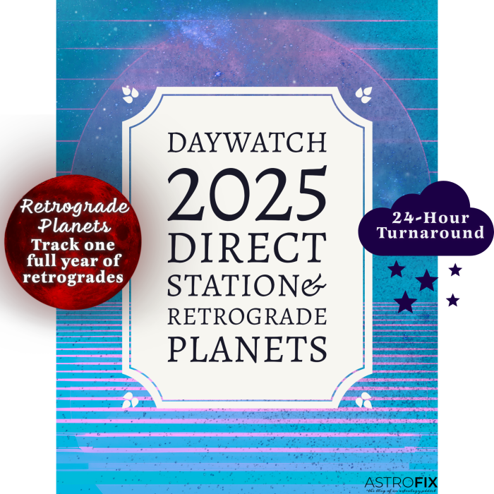 DayWatch Direct, Station & Retrograde Planets