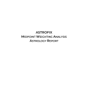 Midpoint Weighting Analysis Astrology Report