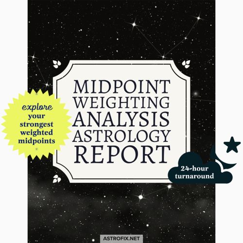 Midpoint Weighting Analysis Astrology Report