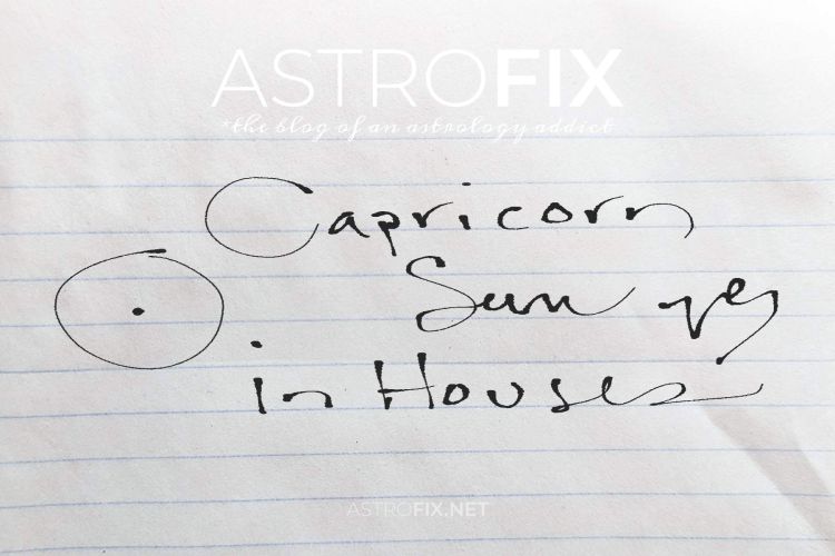 capricorn sun in houses astrology_astrofix.net