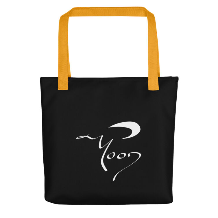 Moon Glyph and Script Astrology Tote bag