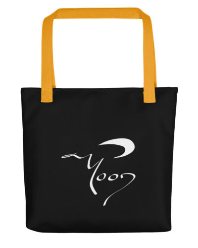 Moon Glyph and Script Astrology Tote bag