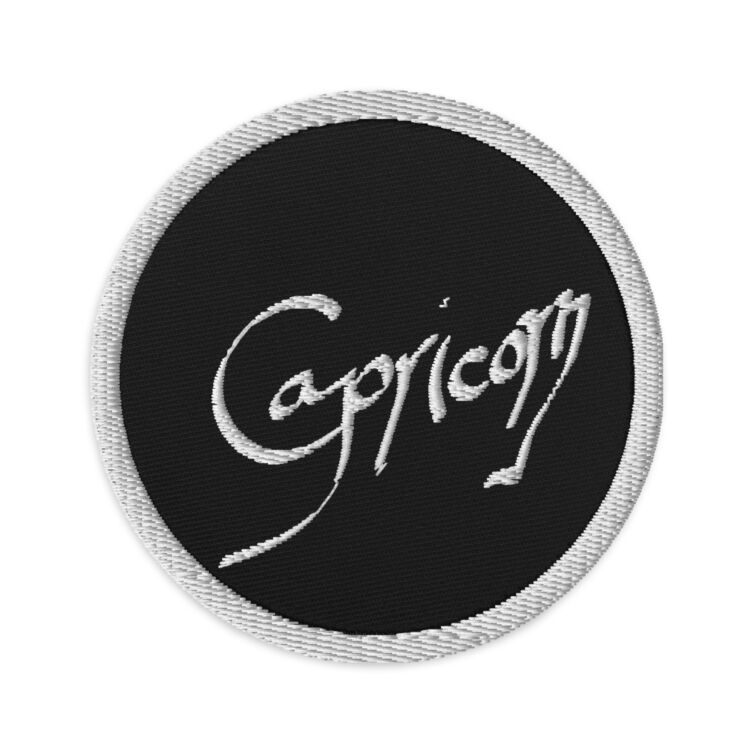 Capricorn Zodiac Sign Astrology Embroidered patches