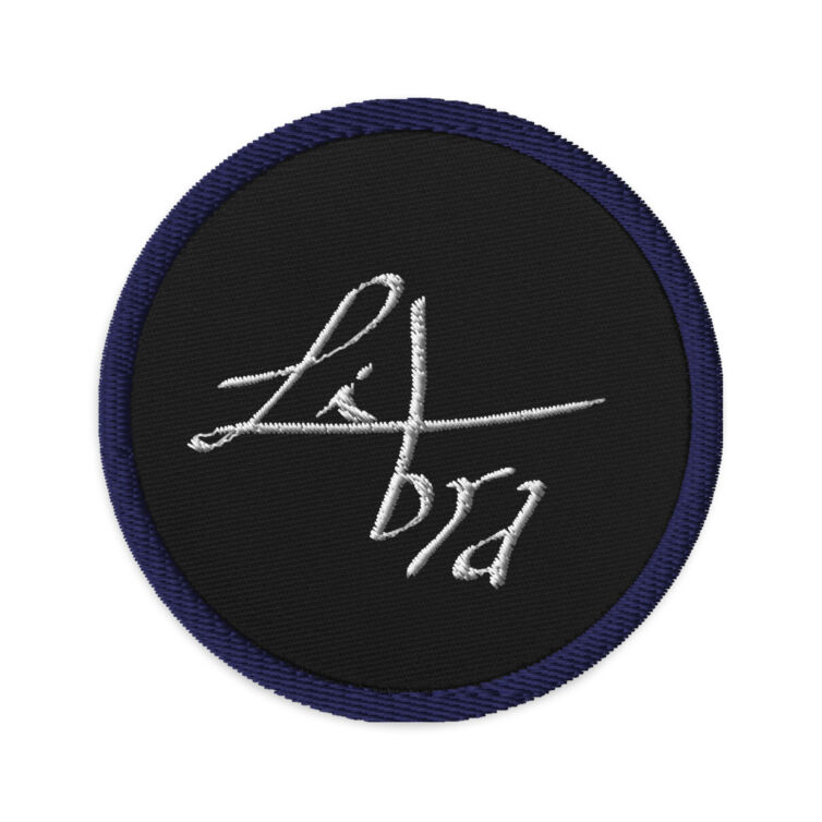Libra Zodiac Sign Astrology Embroidered patches