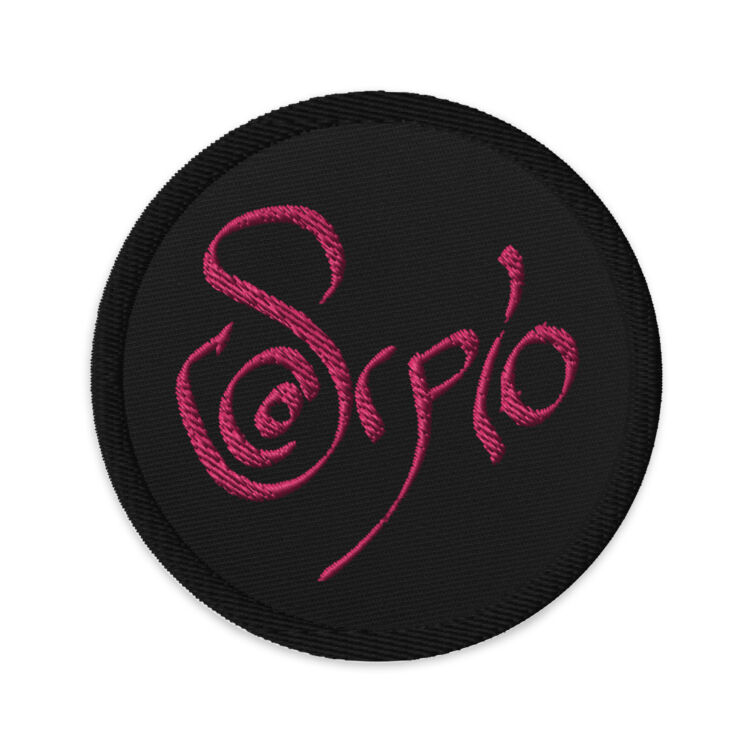 Scorpio Zodiac Astrology Embroidered patches