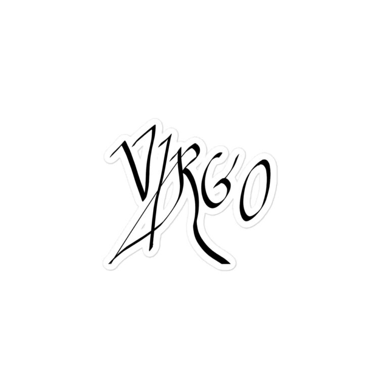 Virgo Zodiac Astrology Bubble-free stickers