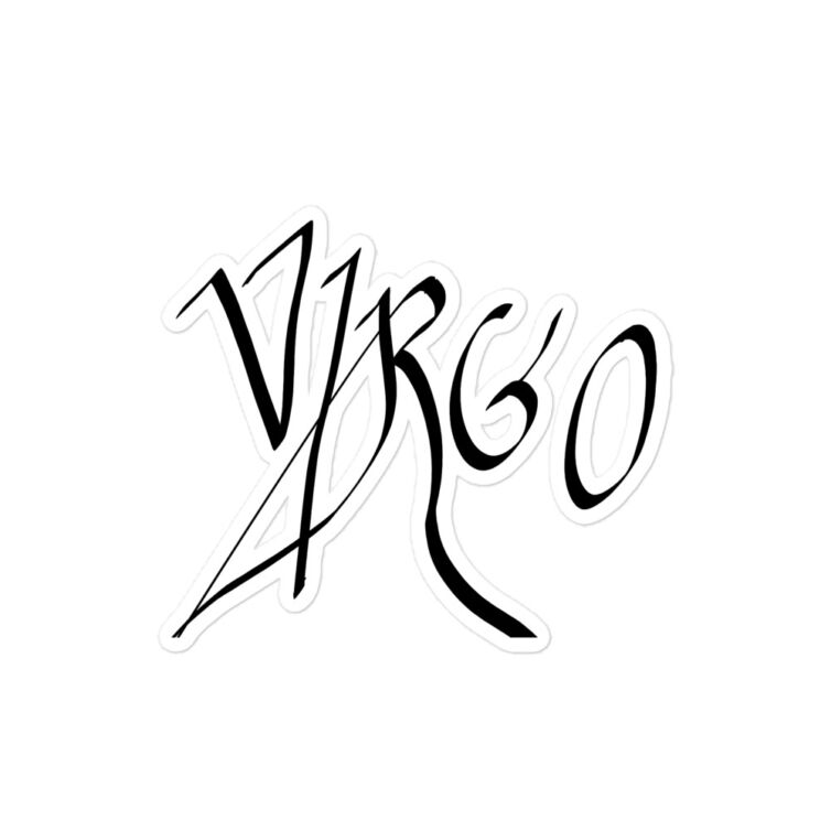 Virgo Zodiac Astrology Bubble-free stickers