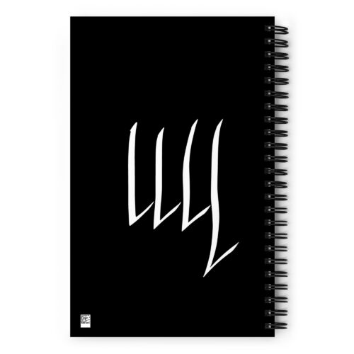 Asteroid Lilith Astrology Spiral notebook