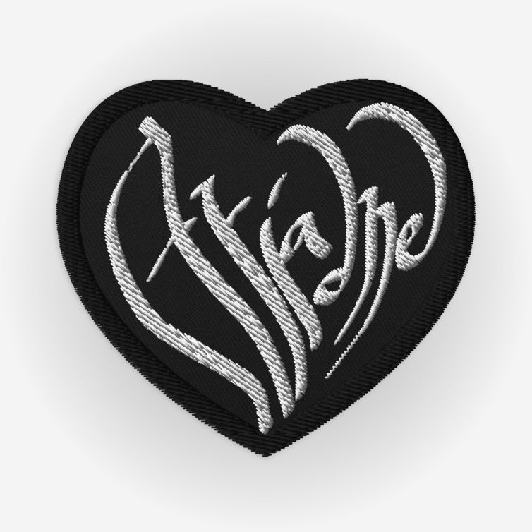 Ariadne Embroidered Heart Patch