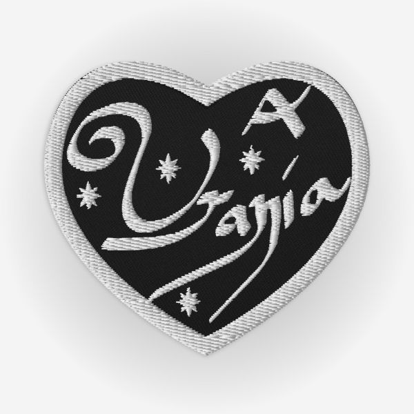 Urania Muse of Astronomy Embroidered Heart Patch