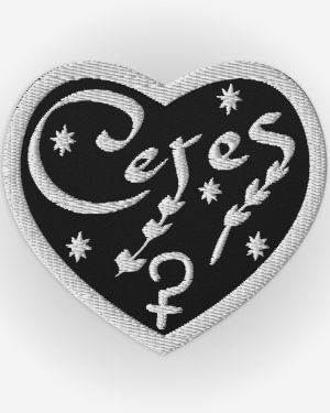 Ceres Embroidered Heart Patch
