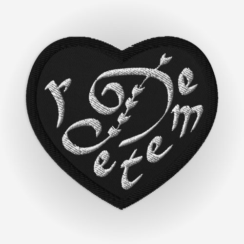 Demeter Embroidered Heart Patch