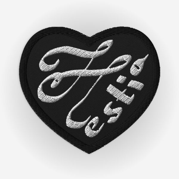 Hestia Embroidered Heart Patch