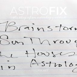 Brainstorm Sun Through the Houses in Astrology_astrofix.net