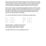 My Best Places in the United States AstroCartography Report