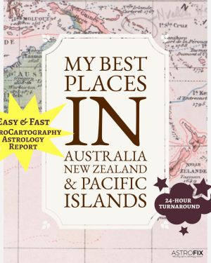 My Best Places in Australia AstroCartography Report