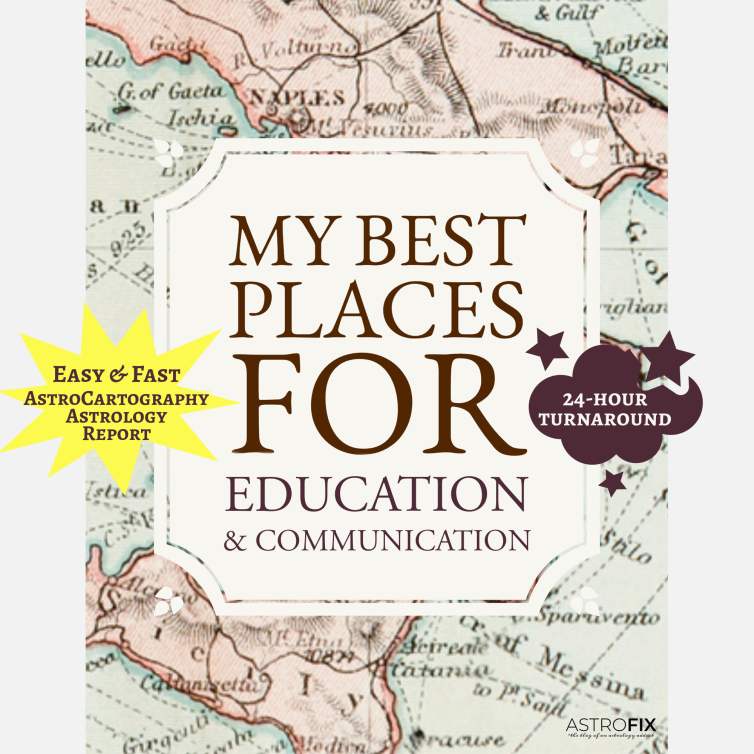 My Best Places for Education AstroCartography Report
