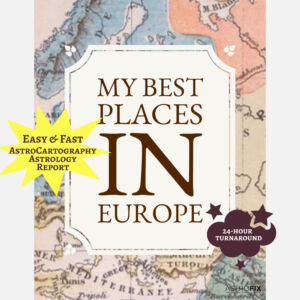 My Best Places in Europe AstroCartography Report