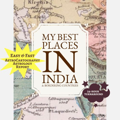 My Best Places in India AstroCartography Report