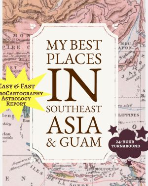My Best Places in Southeast Asia AstroCartography Report