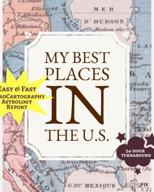 My Best Places in the United States AstroCartography Report