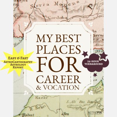 My Best Places for Career AstroCartography Report