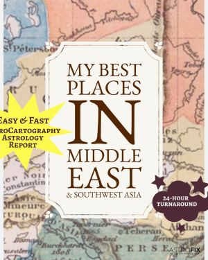 My Best Places in the Middle East AstroCartography Report
