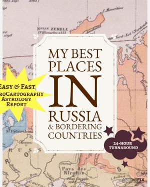 My Best Places in Russia AstroCartography Report