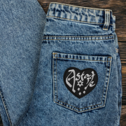 Astarte Embroidered Heart Patch