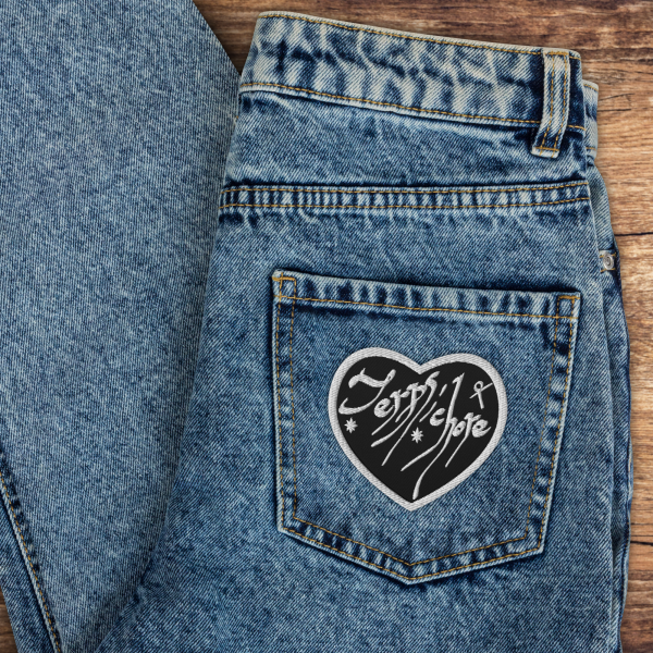 Terpsichore Embroidered Heart Patch