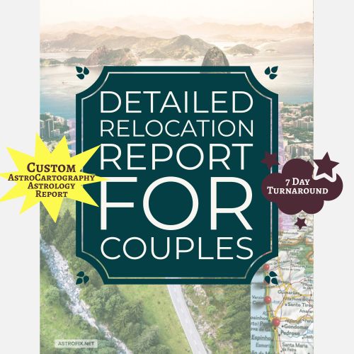 Detailed Relocation Astrology Report for Couples
