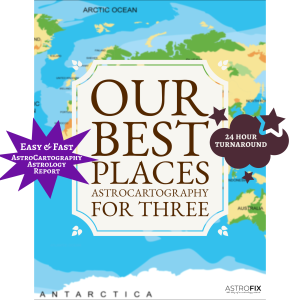 Our Best Places AstroCartography Report for Three