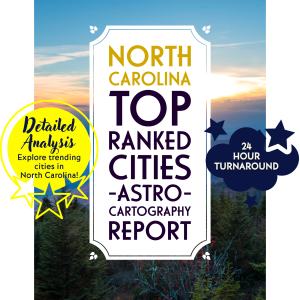 North Carolina Top Ranked Cities AstroCartography Report