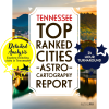 Tennessee Top Ranked Cities AstroCartography Report