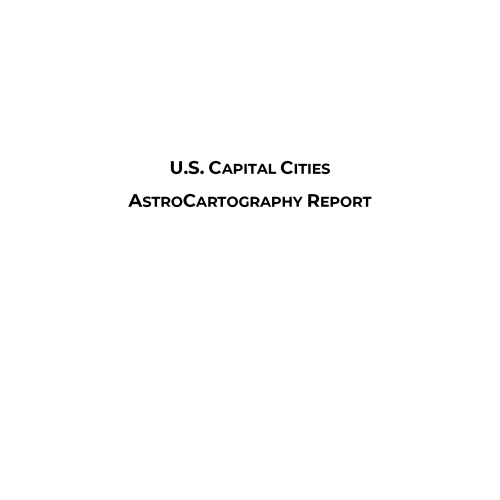 50 U.S. Capitals AstroCartography Report