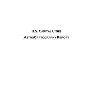 50 U.S. Capitals AstroCartography Report