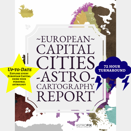 50 European Capitals AstroCartography Report