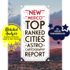 New Mexico Top Ranked Cities AstroCartography Report
