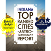 Indiana Top Ranked Cities AstroCartography Report