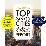 New Jersey Top Ranked Cities AstroCartography Report
