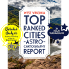 West Virginia Top Ranked Cities AstroCartography Report
